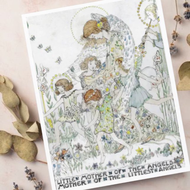 Carte Postale Jessie M. King Little Mère des Anges (Créateur téléchargé)
