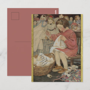 Carte Postale Jessie Wilcox Smith Comment va la Petite Abeille