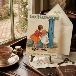 Carte Postale Jessie Willcox Smith Good Housekeeping juillet 192