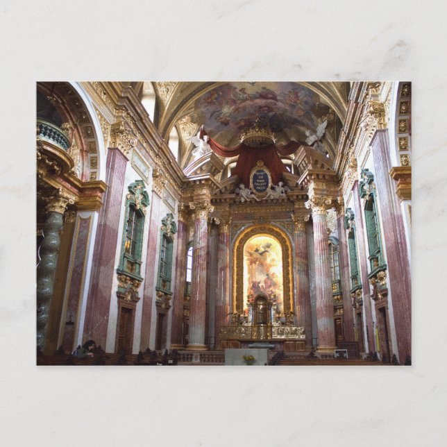 Carte Postale Jesuitenkirche, Wien (Devant)
