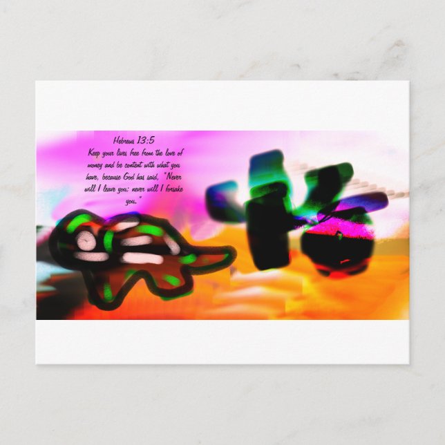 Carte Postale Jésus amour (Devant)