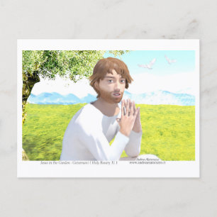 Carte Postale Jésus au Jardin (Gethsémani)