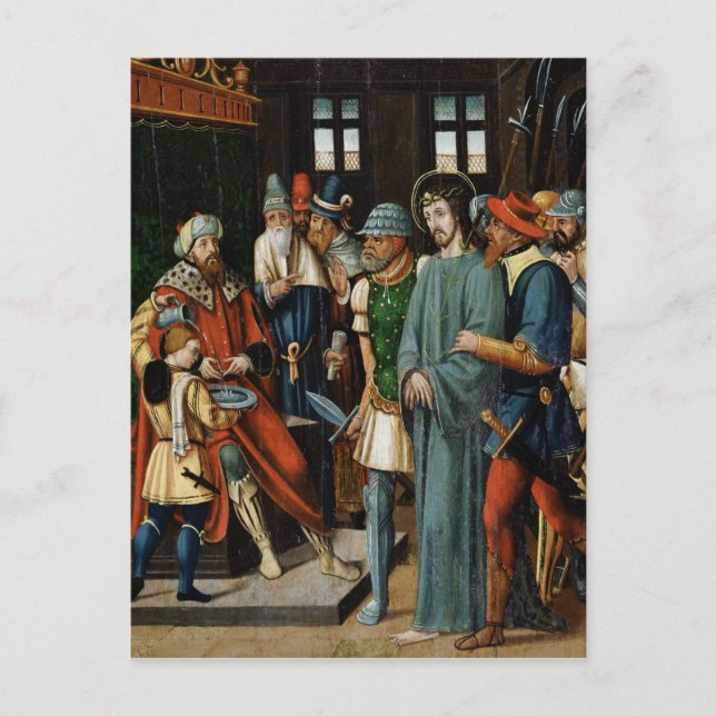 Carte Postale Jésus Avant Pilate (Devant)