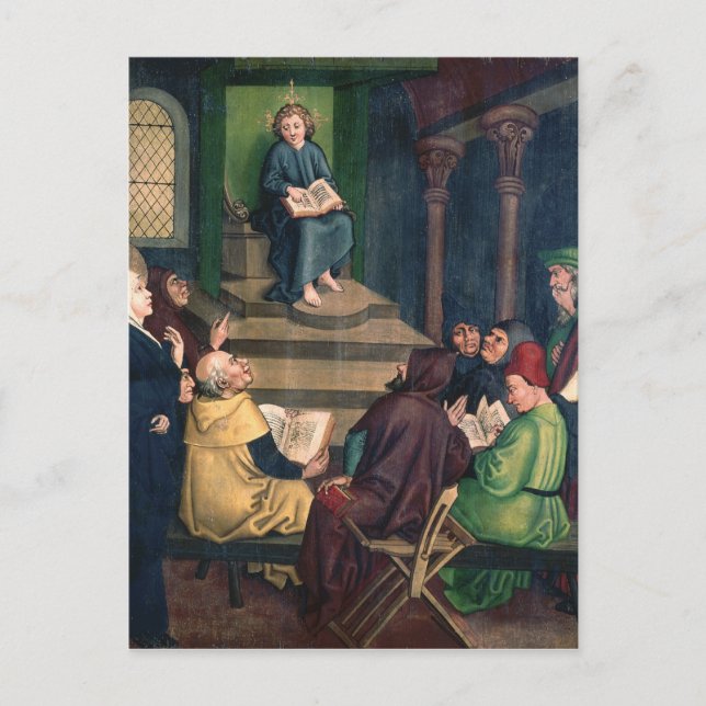 Carte Postale Jésus avec les médecins (Devant)