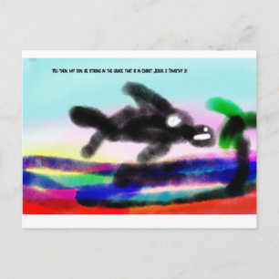 Carte Postale Jésus avec nous