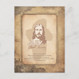 Carte Postale Jésus-Christ. Chrétien Pracher Vieux