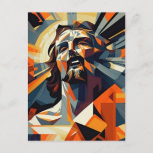 Carte Postale Jésus Christ cubisme