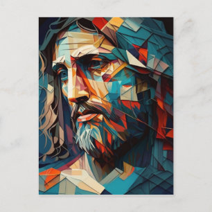 Carte Postale Jésus Christ cubisme