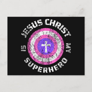 Carte Postale Jésus Christ est mon super-héros Jésus