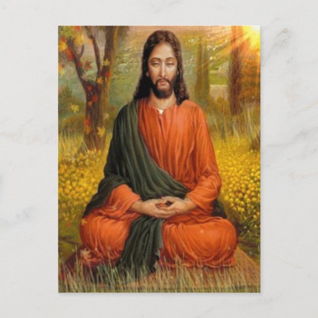 Carte Postale Jesus Christ Meditation (Devant)
