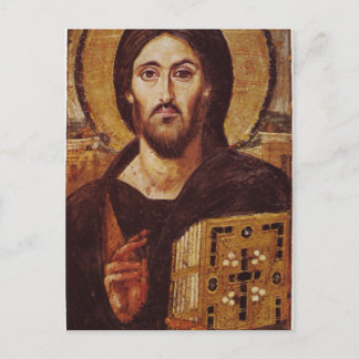 Carte Postale Jesus Christ Pantocrate Christian Icon