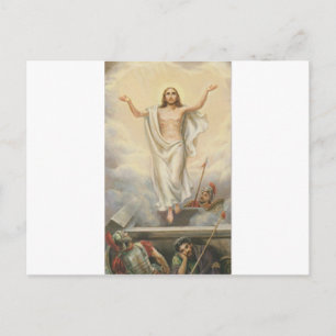 Carte Postale Jésus Christ parmi les nuages
