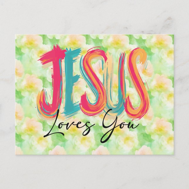 Carte Postale Jésus Christ vous aime (Devant)