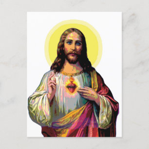 Carte Postale Jesus Christus en style pop art