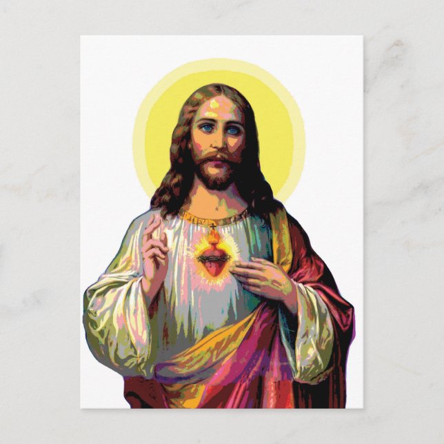 Carte Postale Jesus Christus en style pop art (Devant)