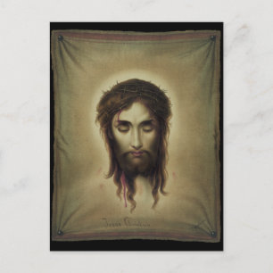 Carte Postale Jesus Christus par Kurz & Allison (1880)