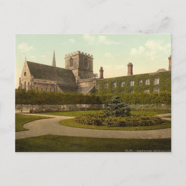 Carte Postale Jesus College, Cambridge, Angleterre (Devant)