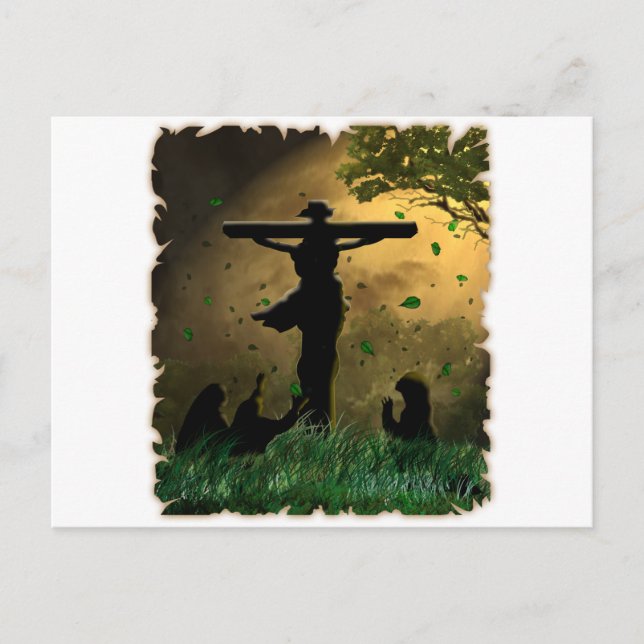 Carte Postale Jésus Crucifixion (Devant)