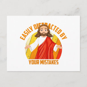 Carte Postale Jésus drôle