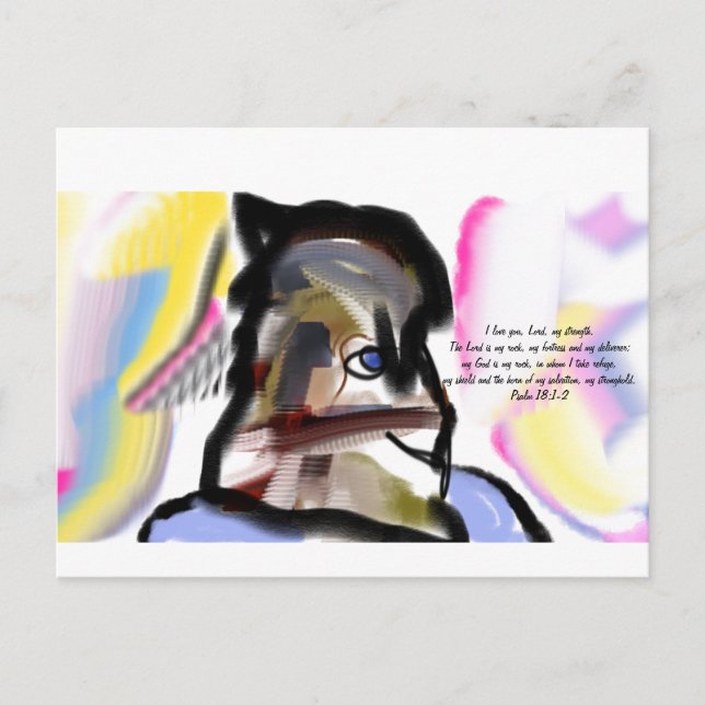 Carte Postale Jésus est amour (Devant)