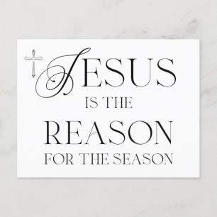Carte Postale Jésus est la raison de la saison