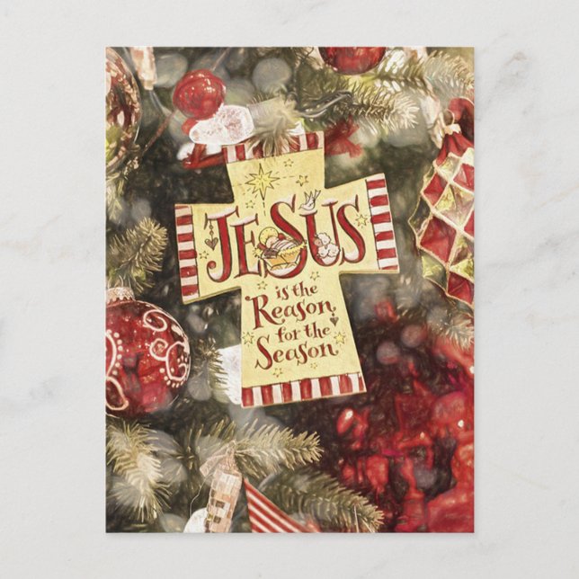 Carte Postale Jésus est la raison de la saison (Devant)