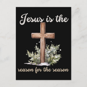 Carte Postale Jésus est la raison de la saison Noël Jésus