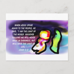 Carte Postale jésus est lumière