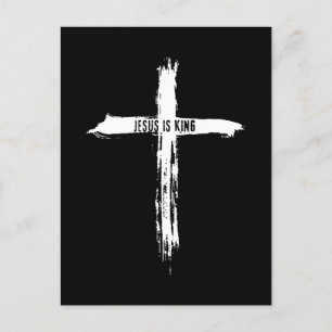 Carte Postale Jésus est roi