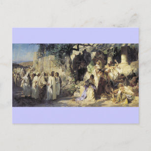 Carte Postale Jésus et les pécheurs