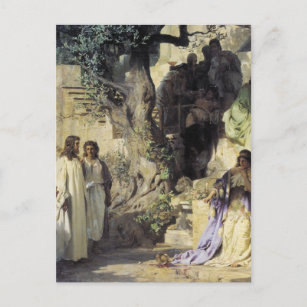 Carte Postale Jésus et les pécheurs