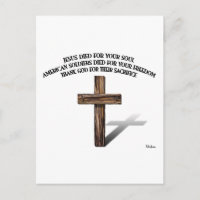 Jésus et les soldats américains avec croix robuste