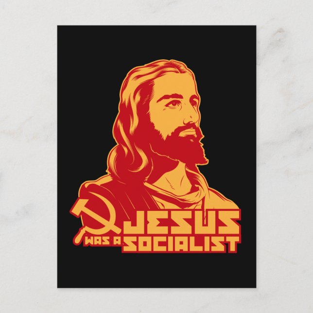 Carte Postale Jésus était socialiste (Devant)