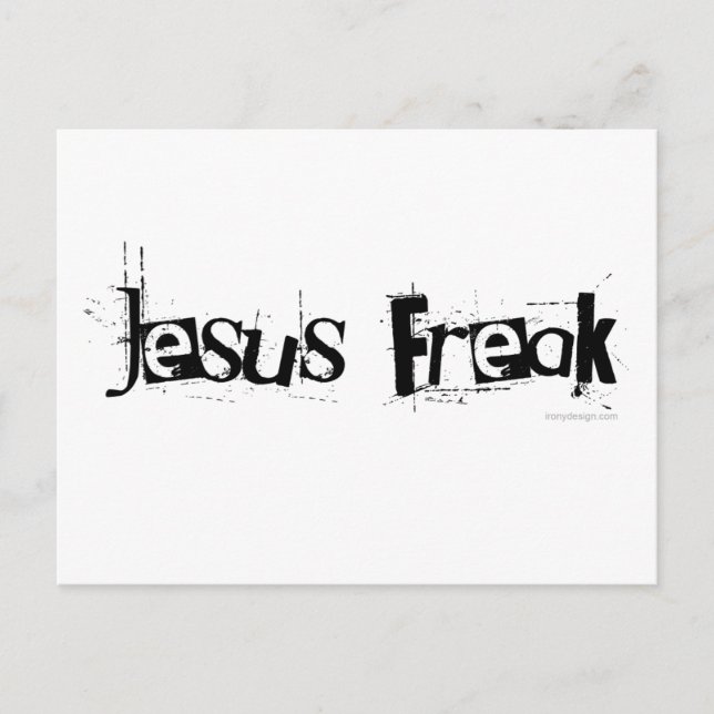 Carte Postale Jesus Freak (Devant)