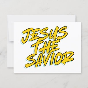CARTE POSTALE JÉSUS LE SAUVEUR