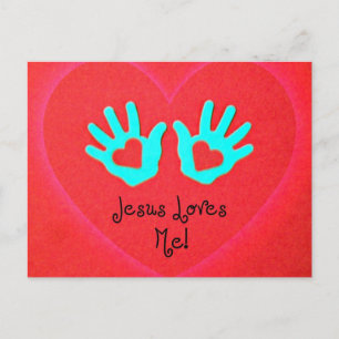 Carte Postale Jésus m'aime !