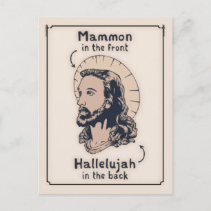 Carte Postale Jésus Mullet
