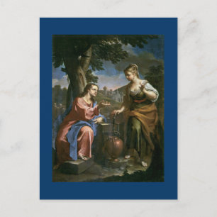 Carte Postale Jésus Offre De L'Eau Vie