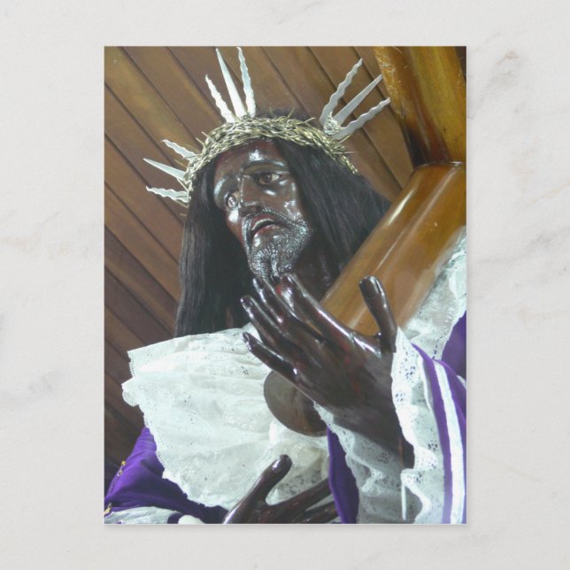 Carte Postale Jésus portant la croix (Devant)