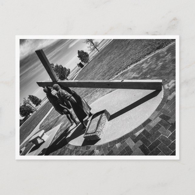 Carte Postale Jésus Porte Sa Croix (Devant)