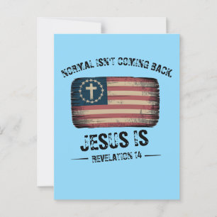 Carte Postale Jésus revient