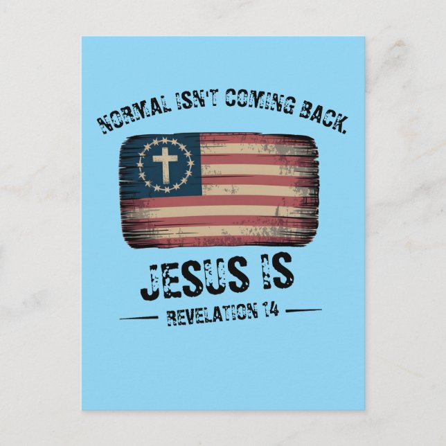 Carte Postale Jésus revient (Devant)