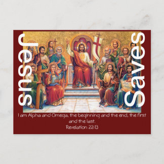 Carte Postale Jésus Sauvons La Foi Bénédiction Bible Aimer Agnea