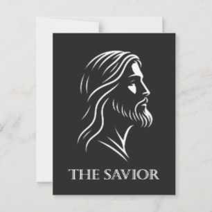 Carte Postale Jésus silhouette du Sauveur
