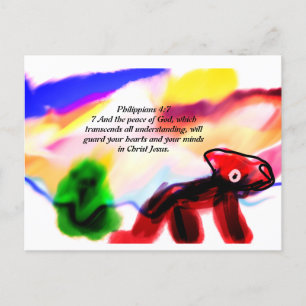 Carte Postale Jésus t'aime