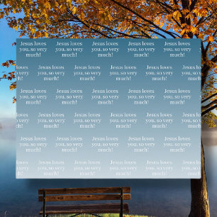 Carte Postale Jésus t'aime tellement !