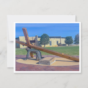 Carte Postale Jésus tombe la deuxième fois