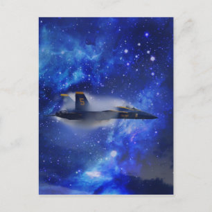 Carte Postale jet de barrière acoustique supersonique