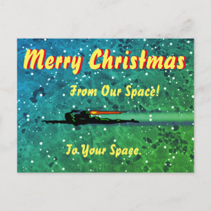 Carte Postale Jet Pack Noël