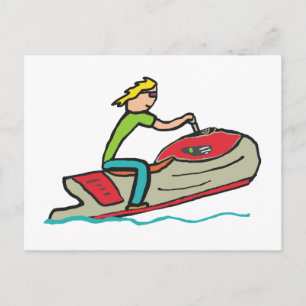 Carte Postale Jet Ski
